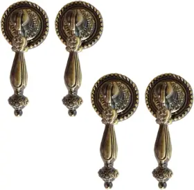 Gard-bk-323hhd Chris.w 4 Pack Antique Style Bronze Metal Drawer Tear Drop Cabinet