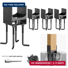 Aac01 Chuge Heavy Duty Stainless Steel Post Base Anchor Bracket For 6 Inch X6 With Air Flow