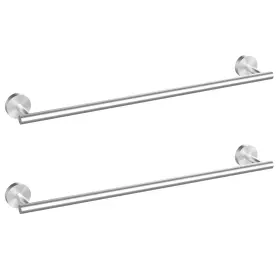 B09bmvgrrp Cilee 24 Inch Double Bathroom Towel Bar Brushed Nickel Stainless Steel Wall Mount