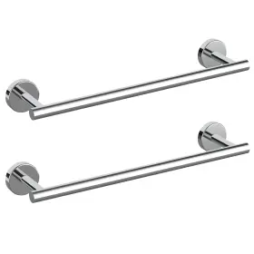 B0b2jx667p Cilee 24 Inch Double Chrome Bathroom Towel Bar Stainless Steel Wall Mount Rustproof