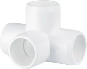 Circo 890799001414 Pvc- 4 Way L/t - Inch Furniture Grade White