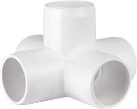 Circo 890799001537 Pvc- 5 Way X -1 Inch Furniture Grade White