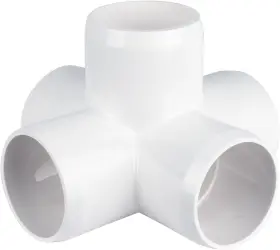 Circo 890799001551 Pvc- 5 Way X -1 Inch Furniture Grade White