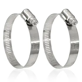 25194 Cj Tech Nitro4x4 Stainless Steel Hose Clamps Set - 2 Adjustable Clamp 1-3/4 To