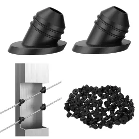 312-100 Cke 100 Pack 30 Degree Cable Railing Rubber Grommets For 1/8 Inch 5/32 3/16 Cab