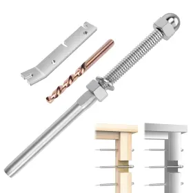 Cr06100 Cke 100 Pack Cable Railing Kit - Hand Swage Threaded For 2 Inch X2 Post Silver