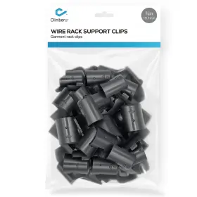 Climberer 783970805362 20 Pairs Of 3/4-inch 19.1mm Wire Shelf Clips For Metal Shelving &