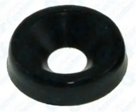 2948225 Clipsandfasteners 50#6 Nylon Finishing Washers - Black
