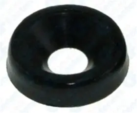 2948235 Clipsandfasteners 50 #10 Nylon Finishing Washers - Black Inc