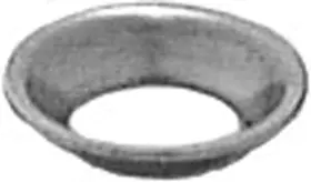 2948513 Clipsandfasteners 100#8 Flush Washers Nickel Plated Brass
