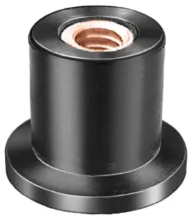 6437077 Clipsandfasteners 10 5/16-18 Thread Well Nuts Hole Size 5/8 Inch