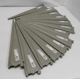 01-87788 Closetmaid Shelftrack Nickel 16 Inch Shelf Brackets 32854 Steel Lot Of 13