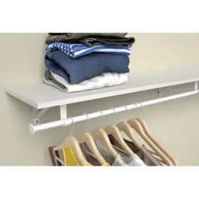 Closetmaid 075381164030 4-6 Ft. Closet Rod Hardware Kit - Shelf Not White