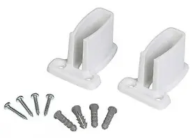 2662000 Closetmaid 2-pack White Wall Shelf Bracket