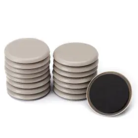 B0743c3hwl Co-z 16-pack 3.5 Inch Reusable Furniture Sliders For Carpet And Hardwood Floors