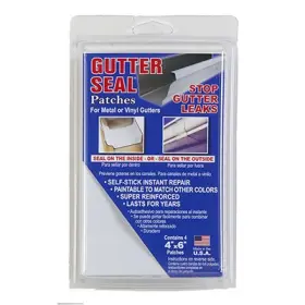 Gsp46 Cofair 24 Pack - Gutter Seal Patches Self-sticking 4 X 6- Inch 4-pk