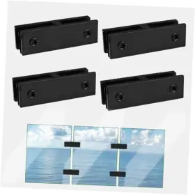 Fba-qy231-4pcs-us Cokritsm 4pcs Clamp Bracket 304 Stainless Steel Double Sided Railing Holder For 10