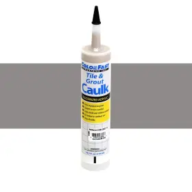 Colorfast Ind. 637570990273 Tec Color Matched Caulk By Sanded 934 Delorean Gray