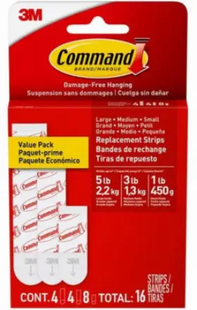 17200-es Command 16-pack Replacement Strip