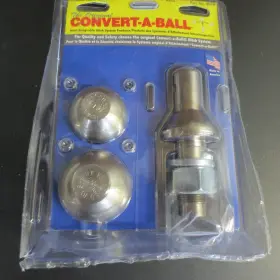 904b Convert A Ball Nickel-plated Shank With 2 Balls - 1 Inch