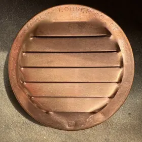 Wsof3 Copperlab Small 3 Inch Round Copper Soffit Vent With Screen