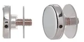 Cap114ps-1 Cr Laurence Crl Polished Stainless Standoff Cap Assemblies For 1-1/4 Inch Bases