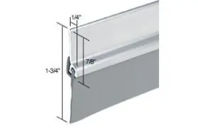 Db005av48 Cr Laurence C.r. Crl Aluminum With Vinyl Door Sweep For 48 Inch