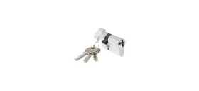 Ec4a Cr Laurence Crl Matte Chrome Keyed Cylinder Lock With Thumbturn