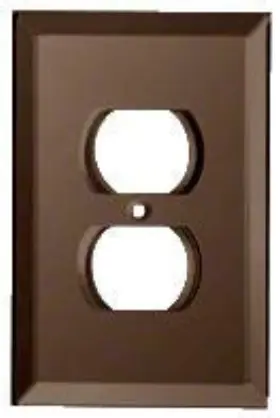 Gmp2b Cr Laurence C.r. Crl Bronze Duplex Plug Glass Mirror Plate