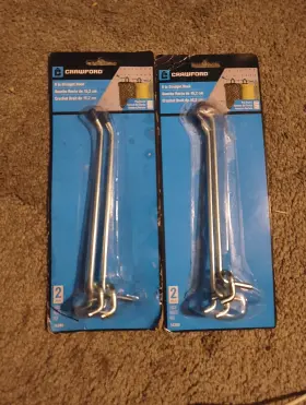 14360 Crawford New Straight Peg Hook 6 Inch 1 Pack 2 Pieces Medium Duty Packs 4 P