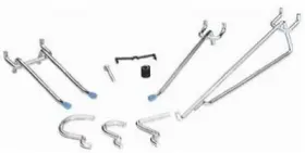 1432a Crawford Products Pegboard Hook Assortment 1/4- Inch 32-piece -1432a