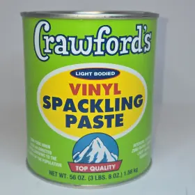 Lanc-149198 Crawfords 31904 Quart Vinyl Spackling Paste. You Are Bidding On 1 Can. 10 Available