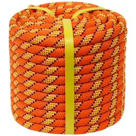 Crayza 724991414911 1/2 In X 150 Ft Double Braid Polyester Arborist Rigging Rope 48 Strands Heav