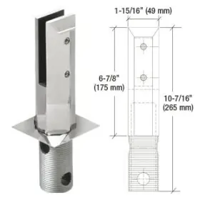 Fwcs10ps Crl 316 Polished Stainless Steel Finish Core Mount Friction Fit Square
