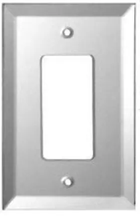 Gmp12g Crl Decora Glass Mirror Plate - Gray