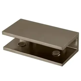 Ndc4pn Crl Polished Nickel No-drill Fixed Panel Brass Glass Clamp