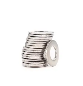 Cs291 Cseao 100pcs 6# 1/8 Inch Id 3/8 Od 1mm Thickness 304 Stainless Steel Flat