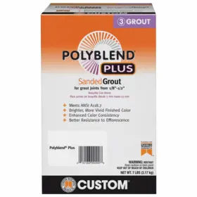 Pbpg097-4 Custom Bldg Products 7lb Nat Gry Sand Grout -pbpg097-4
