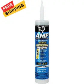 Dap 070798007611 Amp All Weather Window Door And Siding Sealant Clear 9 Oz