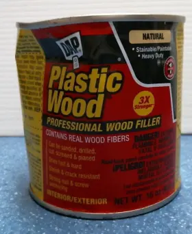 21506 Dap Plastic Wood Filler Natural Interior/exterior 16 Oz. Fs