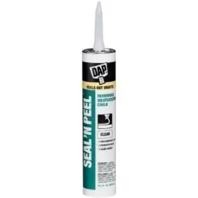 18354 Dap 56489 Seal Ftn Peel Removable Clear Caulk 10.1 Ounce 12 Pack