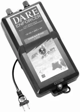 De-120 Dare Enforcer Series Electric Fence Energizer 20 Acre Plug-in 110-volt -de 120