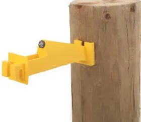 Woodex-5wp-15 Dare Products Inc Wood Post Insulator Extender Yellow 15-ct. -woodex-5wp-15