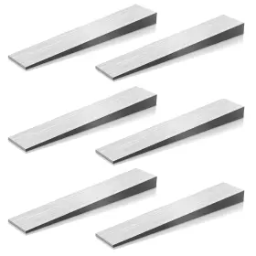 Davaxi 445049474468 6pcs 7x1.3 Inch Stainless Steel Flange Wedge Washers Beveled Right Angle Shims