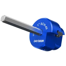 Xc098 Daydoor 1ftft Pvc Pipe Reamer Fit Into Standard 1/2 Inch Drill For Use With Sch.