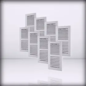 Pg410-wh-8 Decor Grates - Pro Steel Floor Register 4x1 White 4x10 Inches