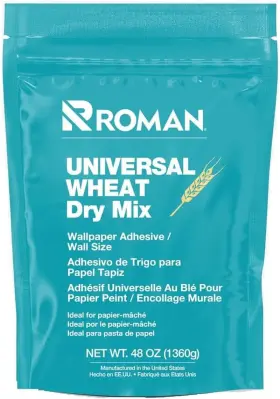 209505 Decorating Products Universal Wheat Dry Mix Wallpaper Adhesive Premium Grade For Lightweight And De