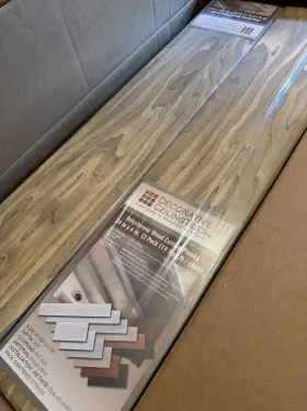 Decorative Ceiling Tiles 810099447002 Diy Glue Up Polystyrene 39x6in Planks 8 Packs Of 12 - 156 Sq Ft Total