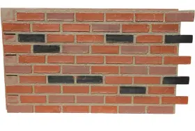 Bb-4824-rar-6 Decorative Ceiling Tiles Inc. Bb-4324 British Faux Brick Wall Panel Rusty Amber 6 Pack