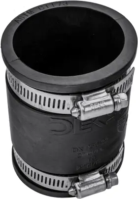 2-2-flex-joiner-cl-pl-cop-st Dektite Pipe Boot Flashing Flexible Coupling - Series 1056 2 Inch X Dx156-22 Works To Join Clay Pla